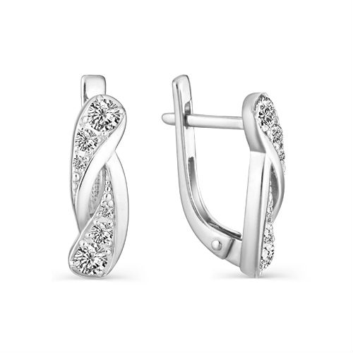 С630-882 Серьги Серебро925