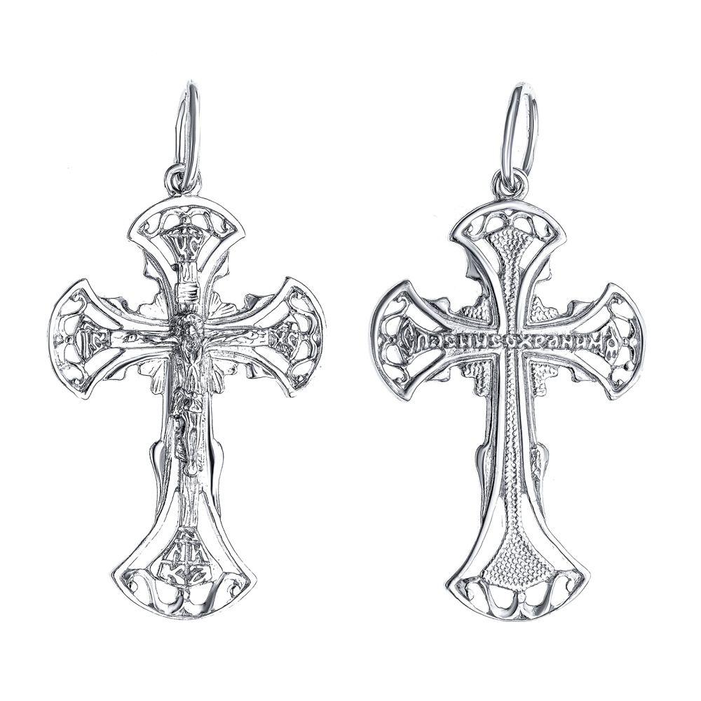 3-284 Крест Серебро925