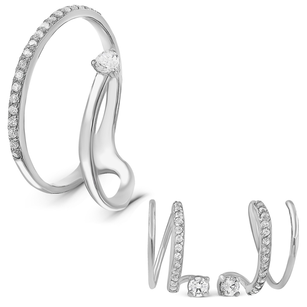 к001 Кольцо Серебро925