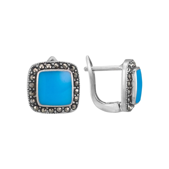 ТПСН.252БЗ Серьги Серебро925