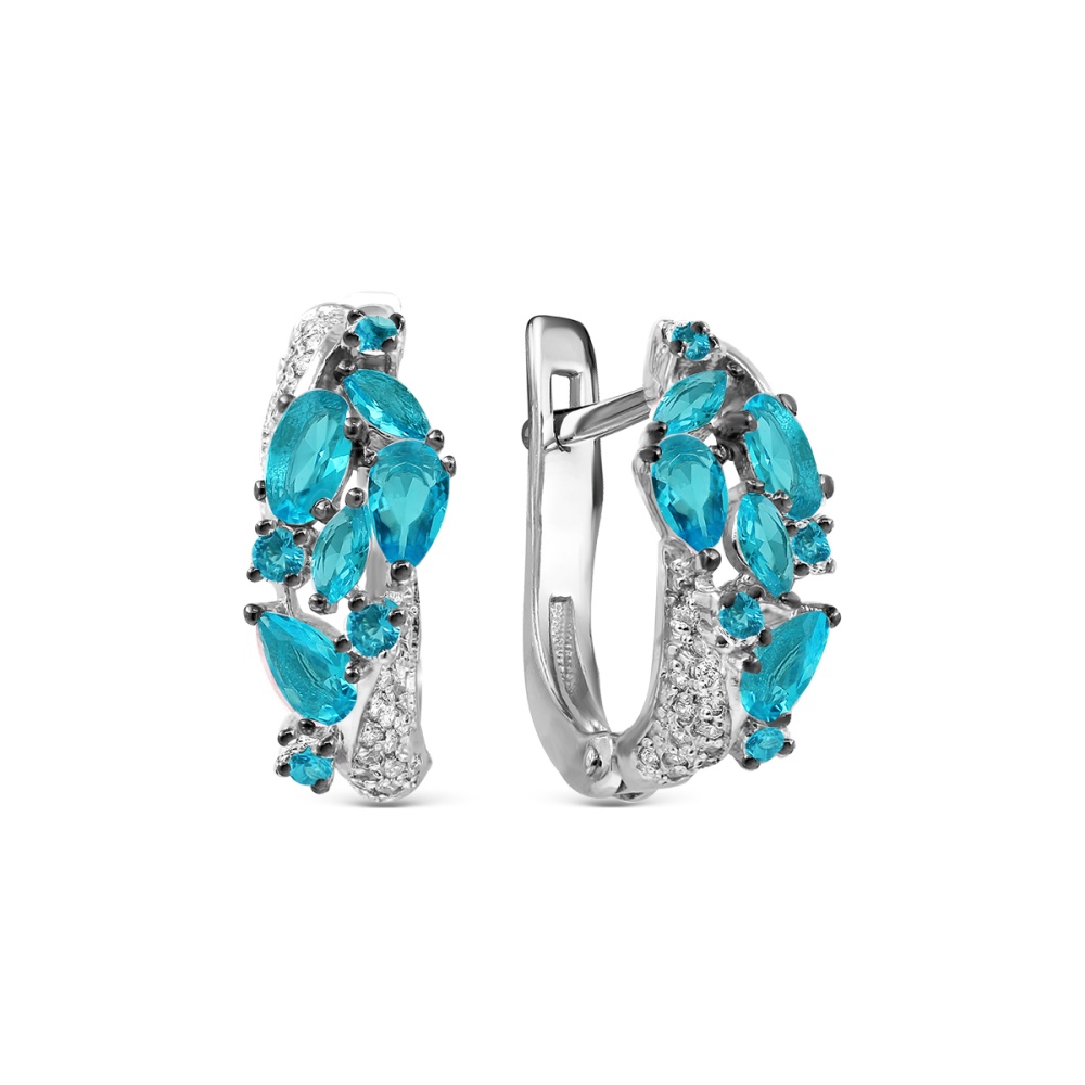 2-120р102 Серьги Серебро925