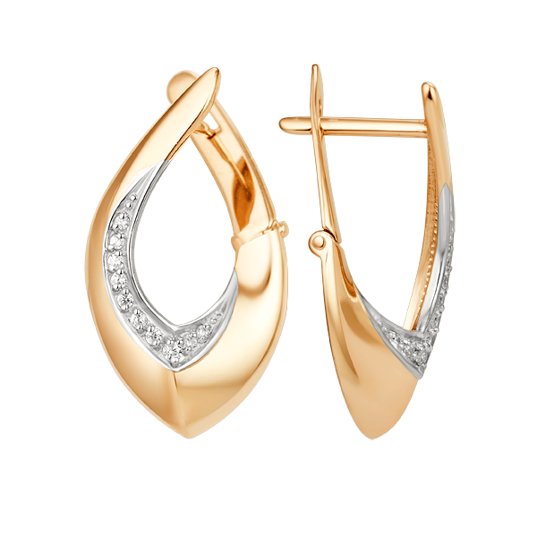 013862-1102 Серьги Золото585