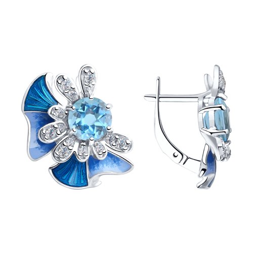 92022101 Серьги Серебро925