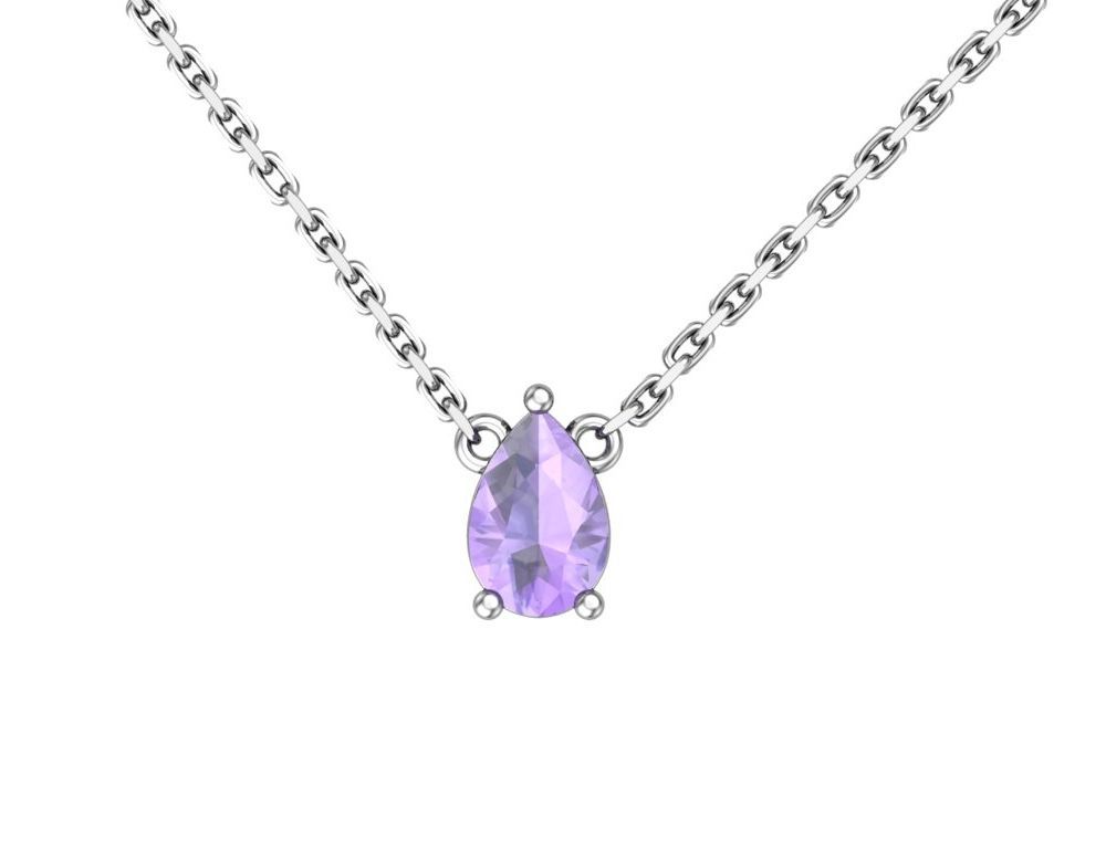 0320264-03555 Колье Серебро925
