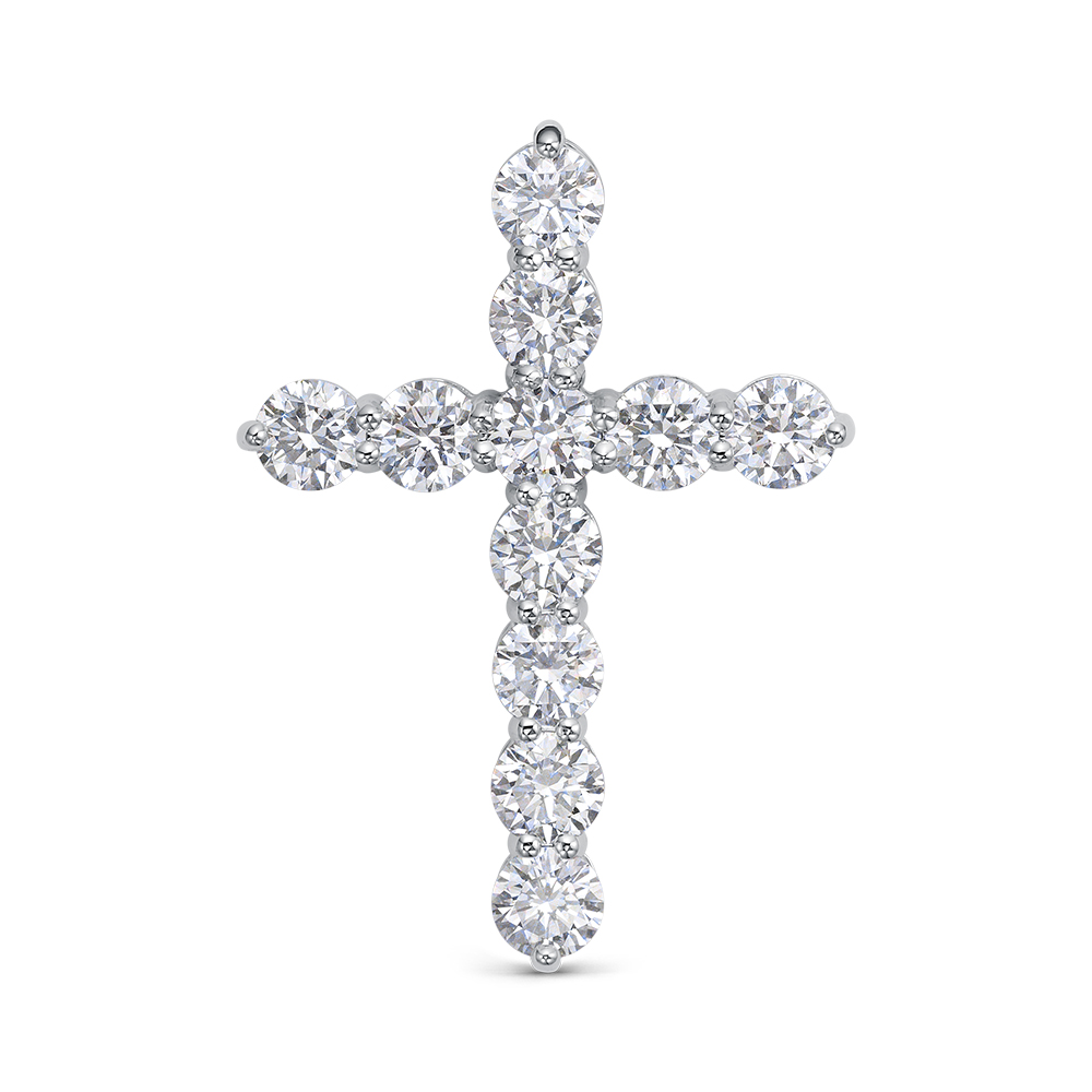 Подвеска с бриллиантами из крсасного золота 585 BR3117501010W